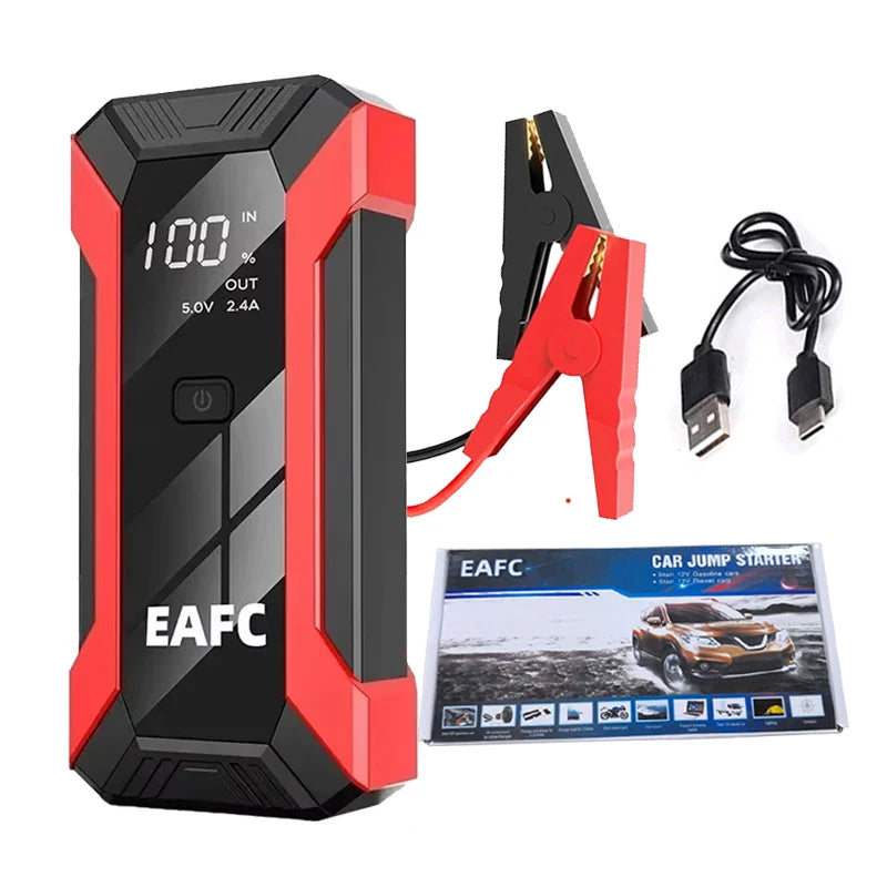 Output Portable Emergency Start-up Charger Car Power Bank Booster Battery Device
