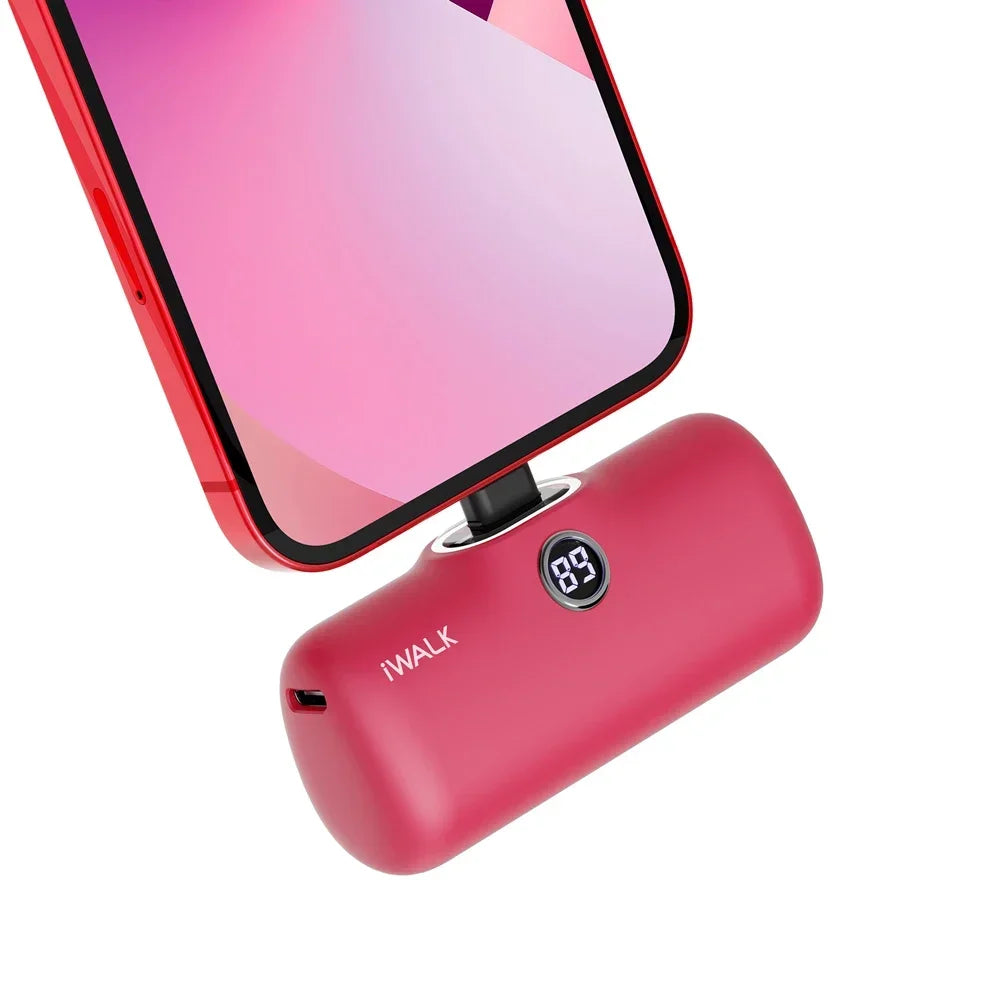 Portable Charger for iPhone All models: Mini 20W 4800mAh Wireless Power Bank Fast Charging