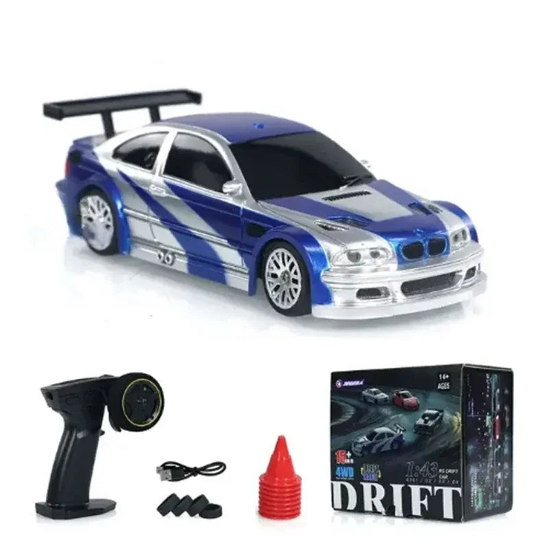 New 2.4G High Speed Drift RC Car 1:43 4WD Remote Control Car Four Wheel Drive Radio Controlled Mini Racing Model Boys Toys Gifts