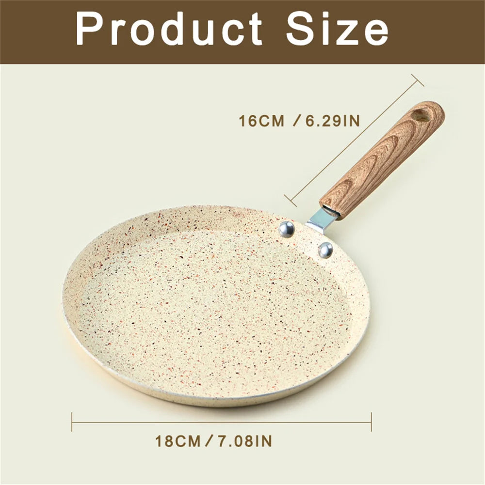 Frying Pan Non-stick Pancake Crepe Pan Mini Induction Pan for Crepes and Pancakes Crepe Pan Fry Pan Egg Omelet Pans